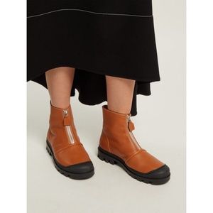 Loewe Zip Front Ankle Boots